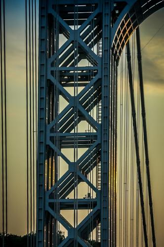 Advanced Color-3rd-NY Bridge at Sunset-Tawni Blamble