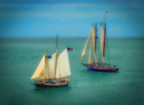 3rd-Advanced Color-Sailing Off Key West-Jerry Frost