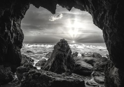 M-2nd-Advanced-Monochrome-Sea Cave-Karen Cox