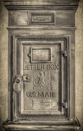 Advanced Monochrome 3rd - U.S. Mail Letter Box - Jerry Frost